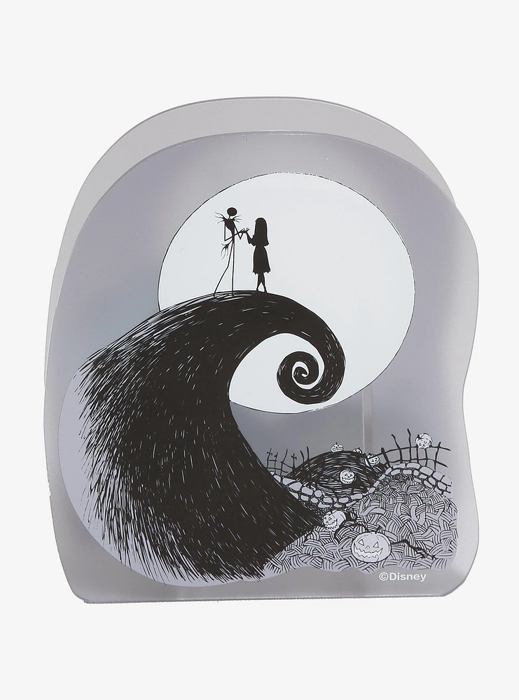 The Nightmare Before Christmas Spiral Hill Acrylic Pencil Holder