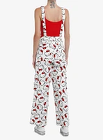 Hello Kitty Allover Print Overalls