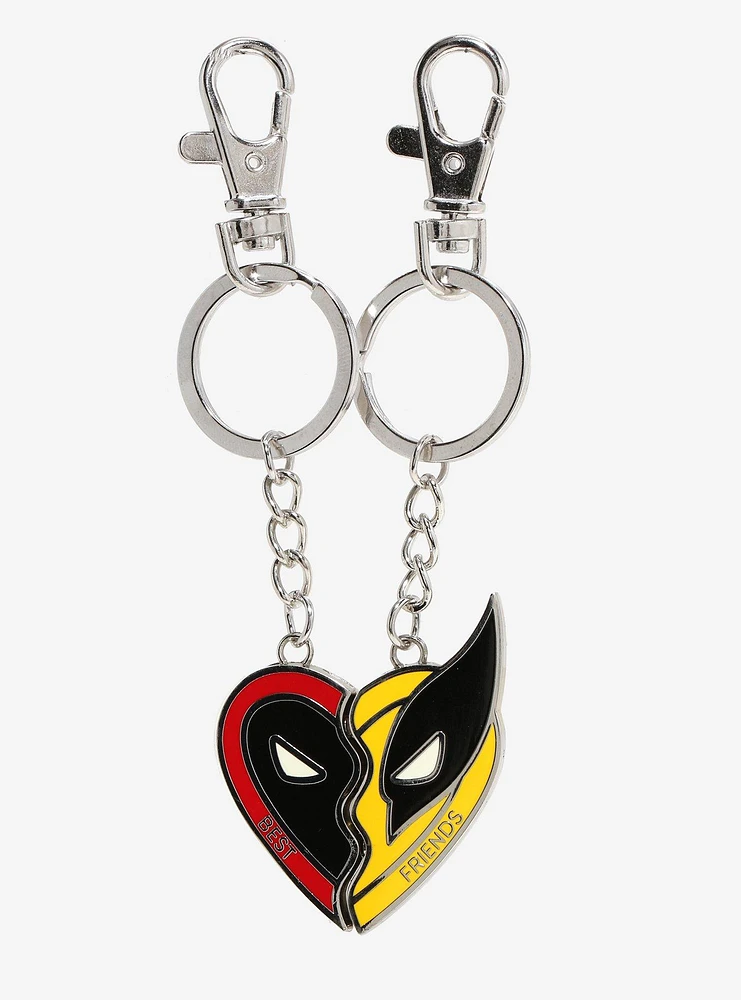 Marvel Deadpool & Wolverine Best Friend Key Chain Set