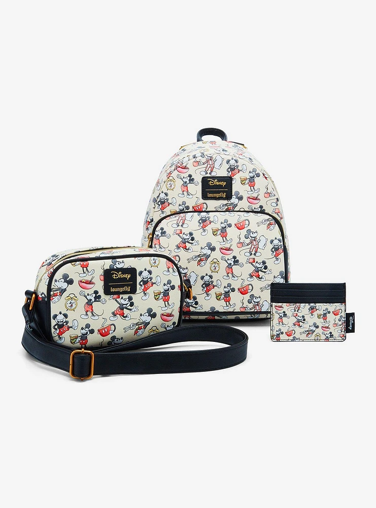 Loungefly Disney Mickey Mouse Poses Crossbody Bag