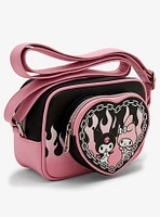 Loungefly My Melody & Kuromi Flame Crossbody Bag