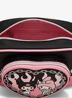 Loungefly My Melody & Kuromi Flame Crossbody Bag