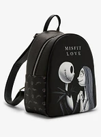 Loungefly The Nightmare Before Christmas Jack & Sally Misfit Love Mini Backpack