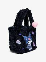 Kuromi Baku Lolita Fuzzy Crossbody Medium Tote Bag