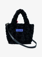 Kuromi Baku Lolita Fuzzy Crossbody Medium Tote Bag