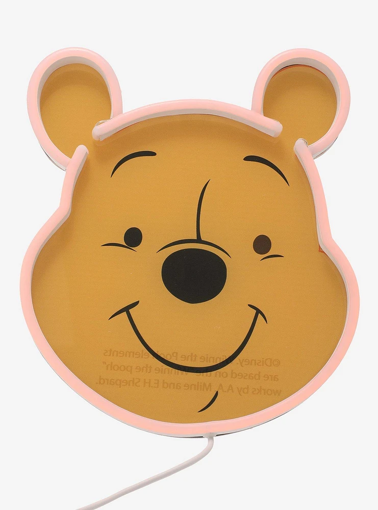 Disney Winnie The Pooh Face LED Neon Light