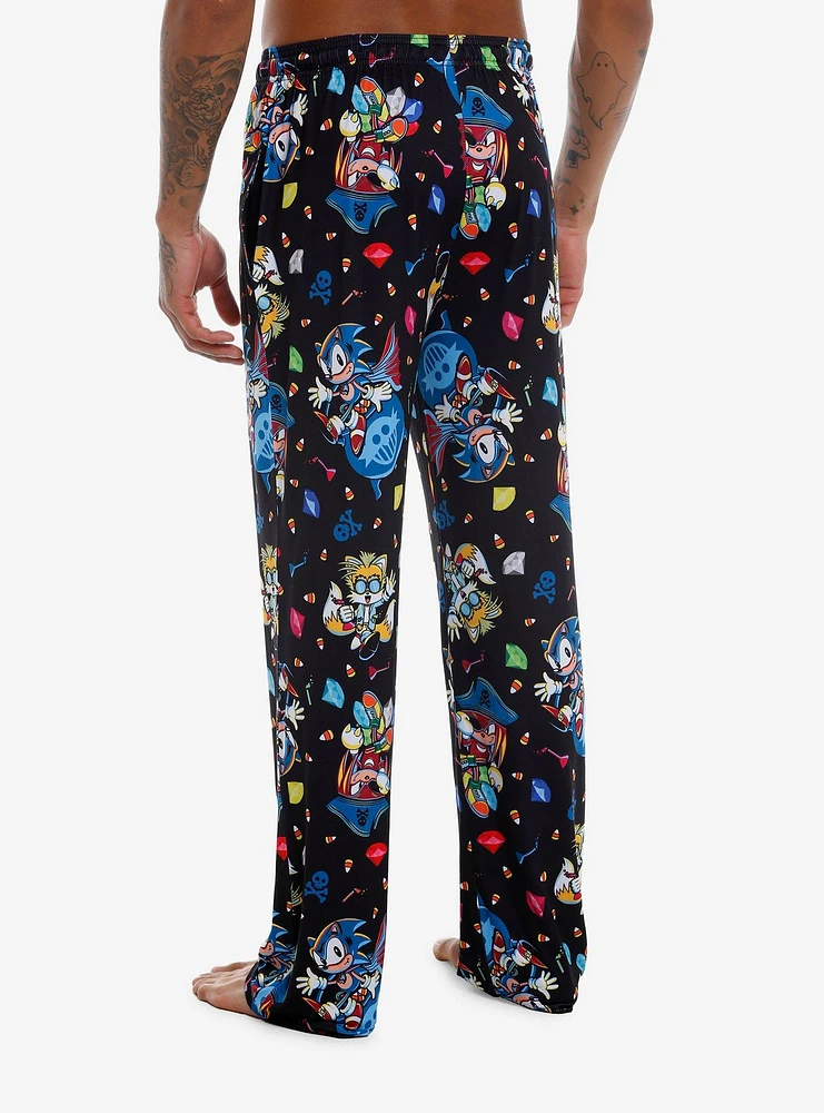 Sonic The Hedgehog Halloween Costume Pajama Pants