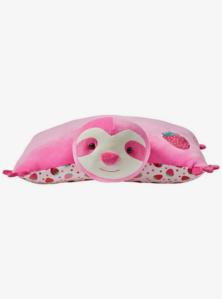 Sweet Scented Strawberry Sloth Pillow Pet Puff