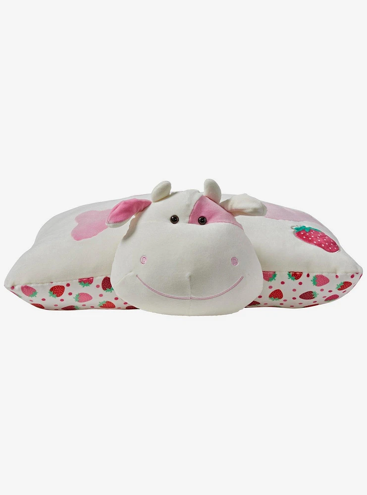Sweet Scented Strawberry Cow Pillow Pet Puff