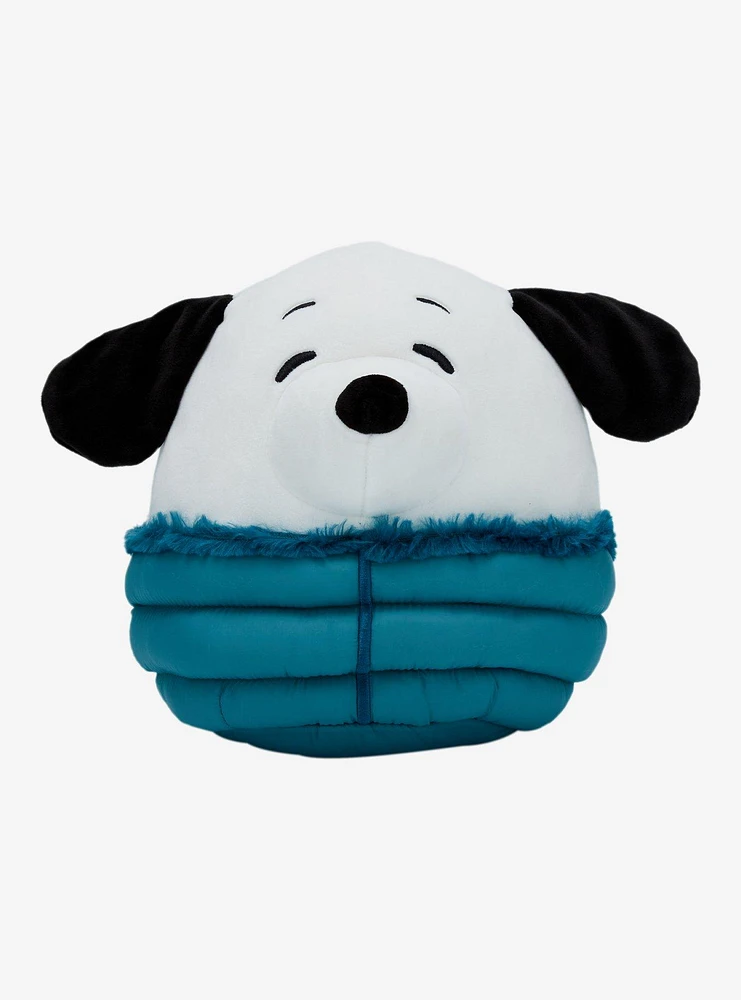 Squishmallows Peanuts Snoopy Puffer Jacket Plush