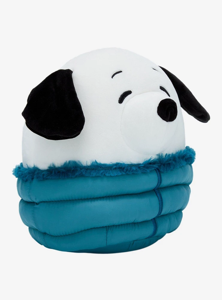 Squishmallows Peanuts Snoopy Puffer Jacket Plush