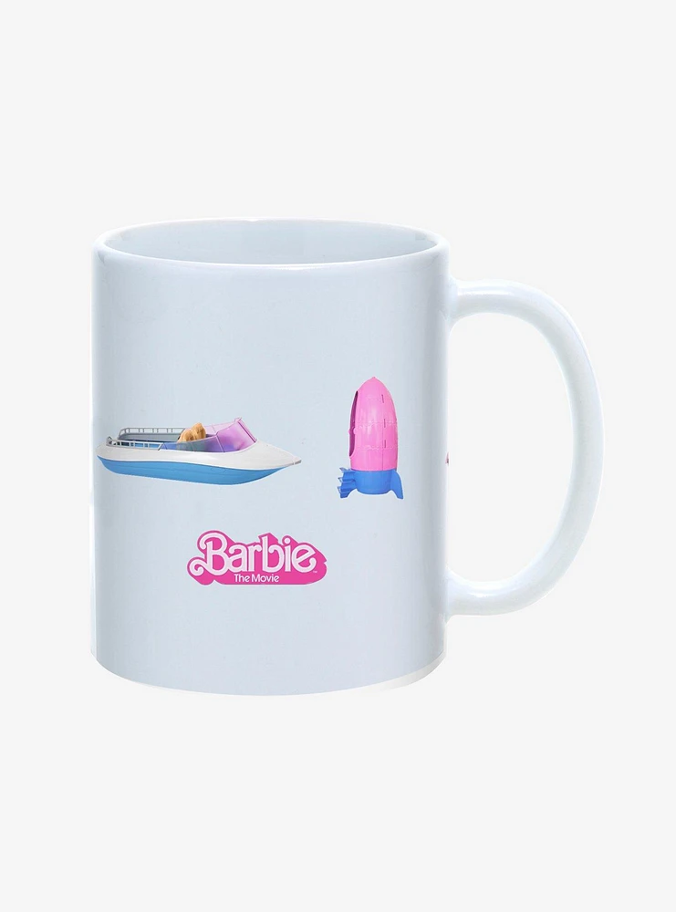 Barbie The Movie Vehicle Playset Silhouettes 11OZ Mug
