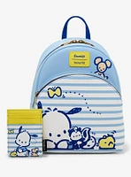 Loungefly Pochacco & Friends Stripe Mini Backpack