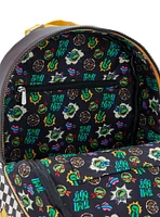 Teenage Mutant Ninja Turtles Pizza Checkered Mini Backpack