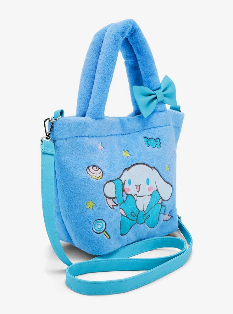 Cinnamoroll Baby Blue Fuzzy Crossbody Bag