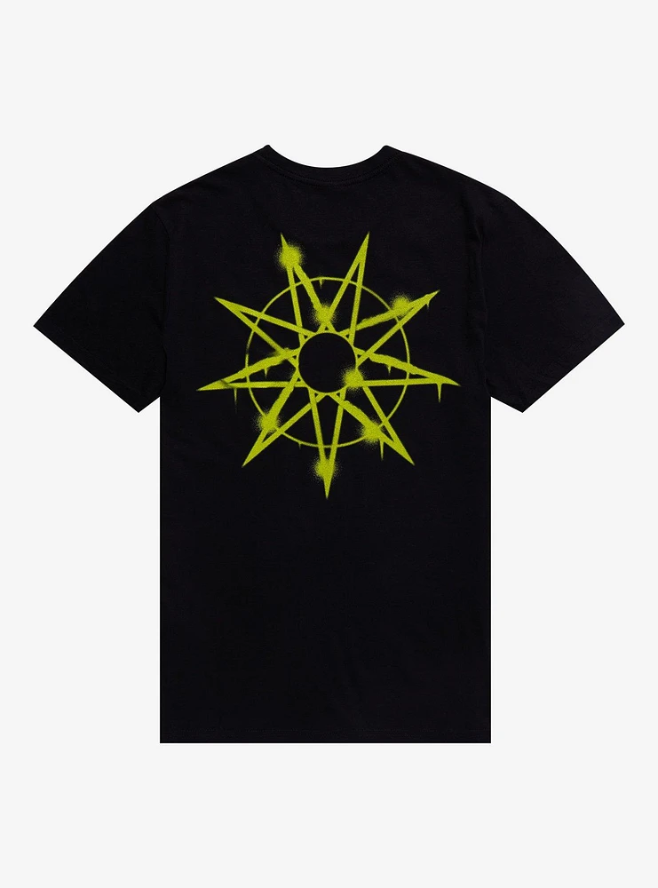 Slipknot Yellow Barb Wire Group Photo T-Shirt