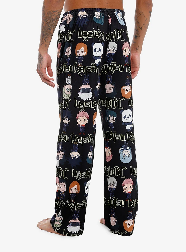 Jujutsu Kaisen Chibi Character Pajama Pants