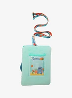 Disney Stitch Plush Lanyard With Cardholder