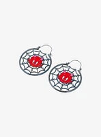 Hot Stuff The Little Devil Spiderweb Hoop Earrings