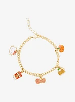 Hello Kitty Pumpkin Spice Latte Charm Bracelet