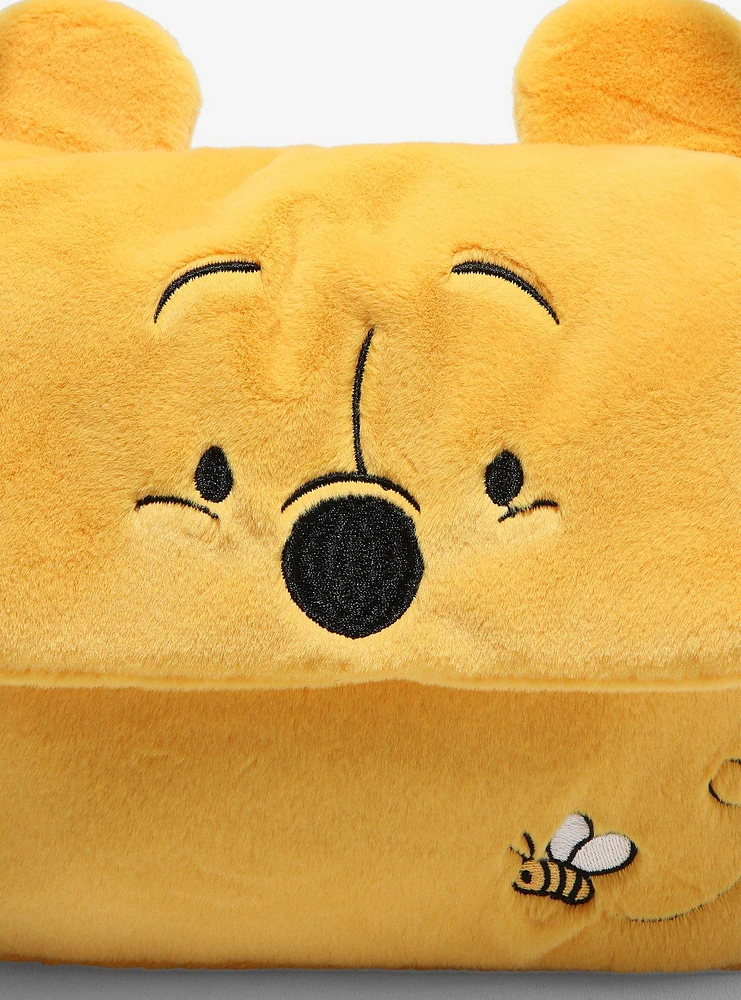 Disney Winnie The Pooh Plush Figural Crossbody Bag