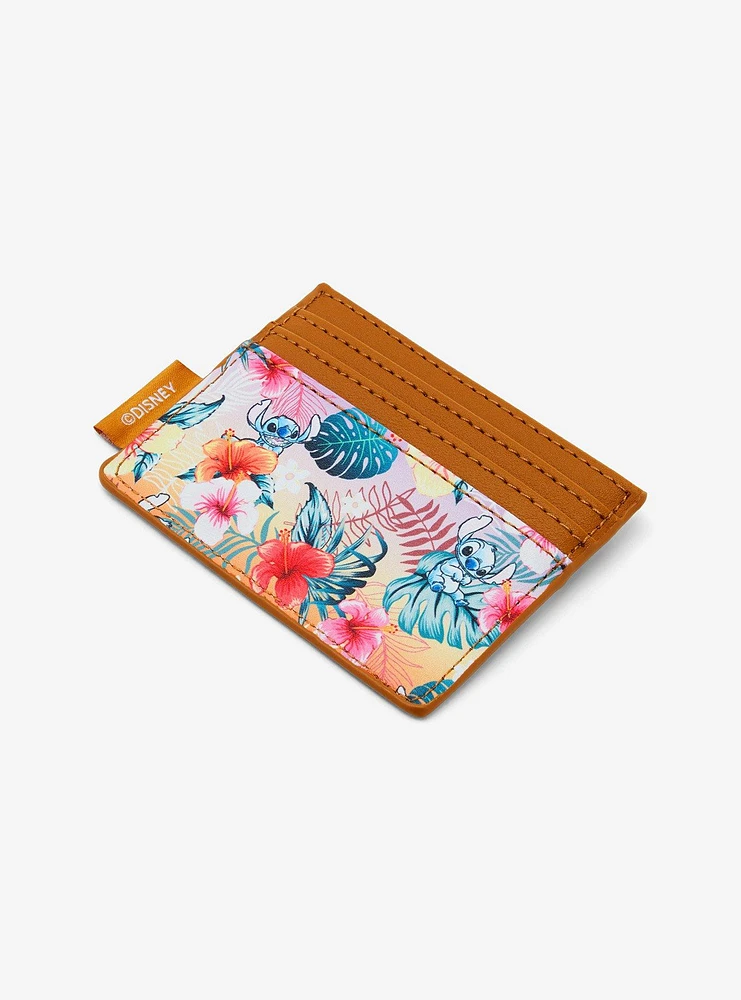 Loungefly Disney Stitch Tropical Flowers Cardholder