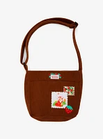 Strawberry Shortcake Patches Corduroy Messenger Bag