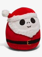 Squishmallows Disney The Nightmare Before Christmas Jack Skellington Santa Suit 8 Inch Plush