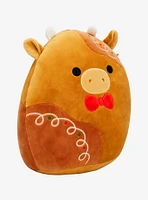 Squishmallows Jericho the Gingerbread Cow 12 Inch Plush