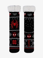 Marvel Spider-Man: Across The Spider-Verse Miles Fair Isle Cozy Socks