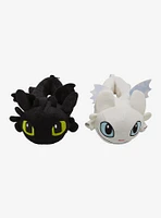 How To Train Your Dragon Toothless & Light Fury Mismatch Plush Slippers