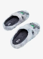 Studio Ghibli® My Neighbor Totoro Fuzzy Grey Wash Slippers