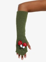 Mushroom Plush Arm Warmers