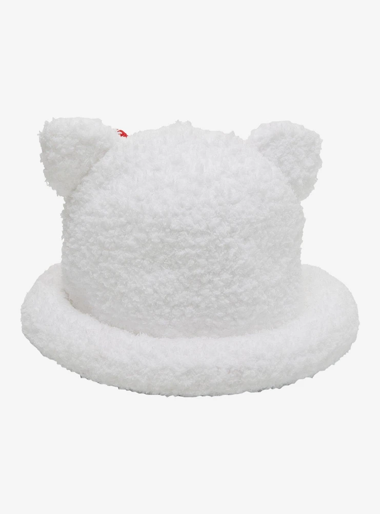 Hello Kitty Plush Rolled Brim Beanie