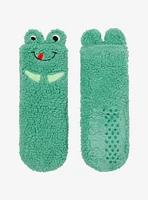 Frog Sherpa Cozy Slipper Socks