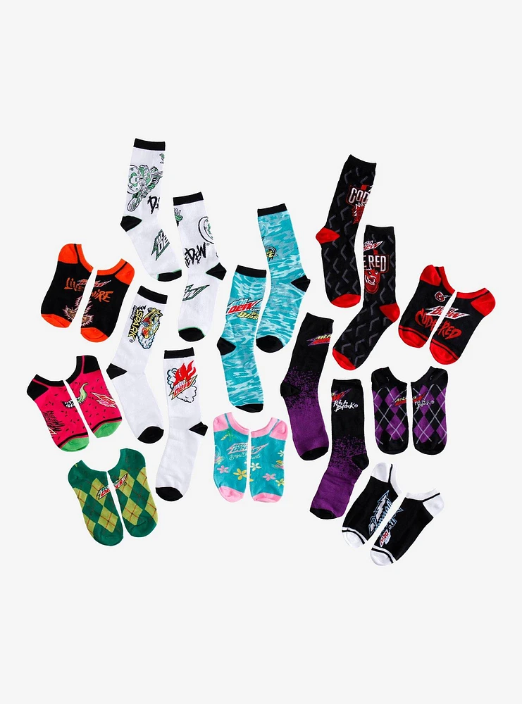 Mountain Dew 12 Days Of Socks Gift Set