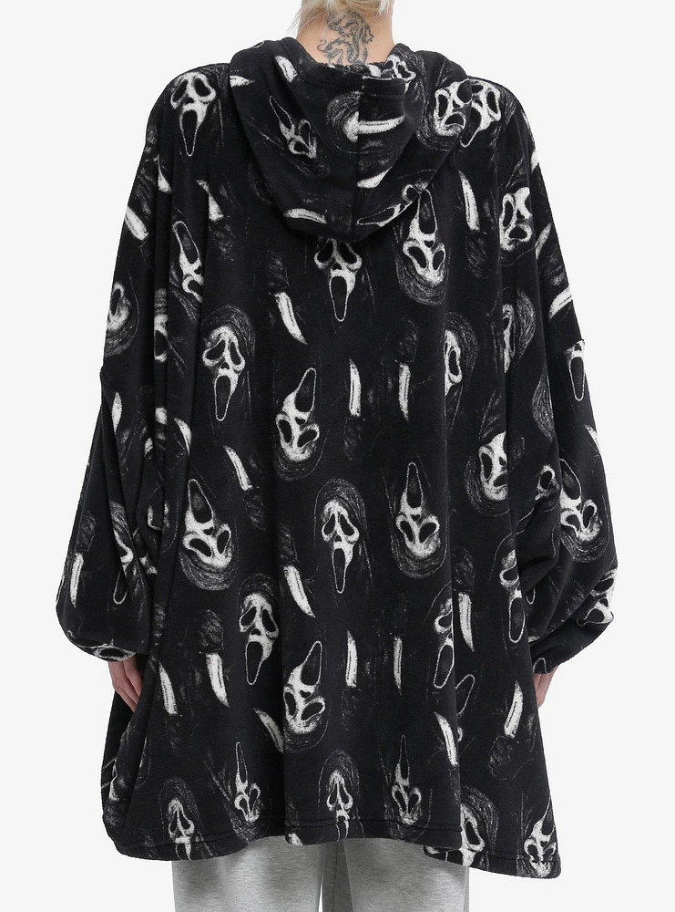 Ghost Face Oversized Hoodie