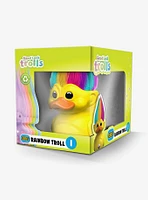 TUBBZ Good Luck Trolls Rainbow Troll Cosplaying Duck Figure