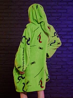 The Nightmare Before Christmas Oogie Boogie Fuzzy Oversized Hoodie