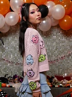 Sweet Society Fuzzy Monster Girls Cardigan & Tank Top Set