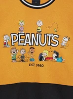 Peanuts Multi-Character Panel Crewneck — BoxLunch Exclusive