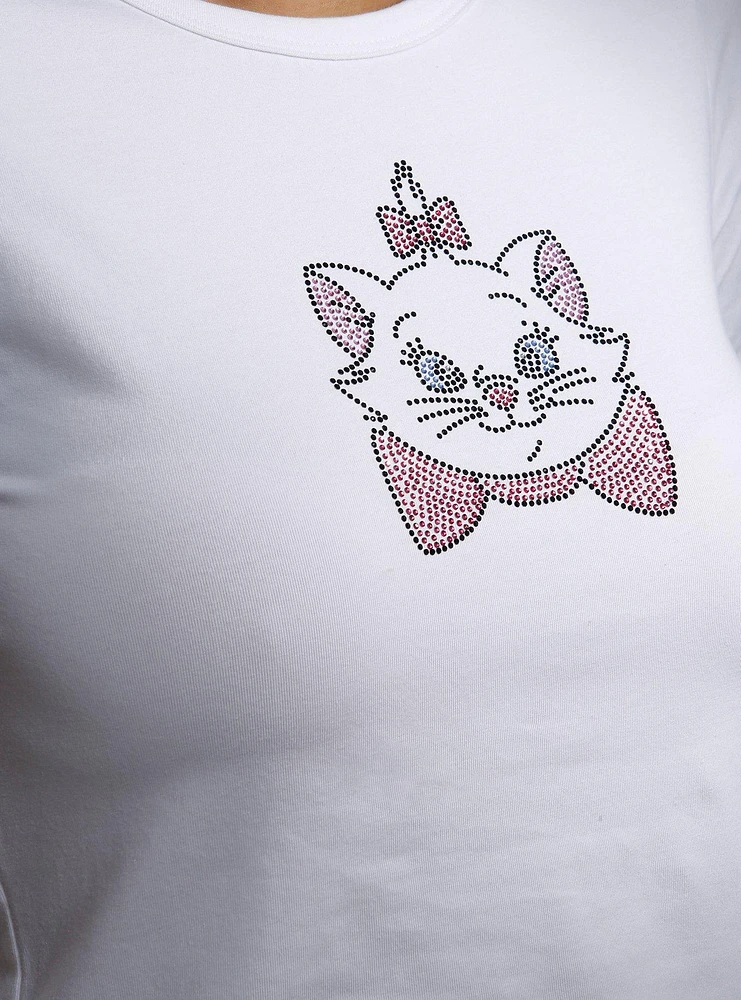 Disney The Aristocats Marie Rhinestone Girls Baby T-Shirt