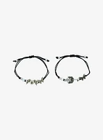 Social Collision Wing Lock & Key Best Friend Cord Bracelet Set