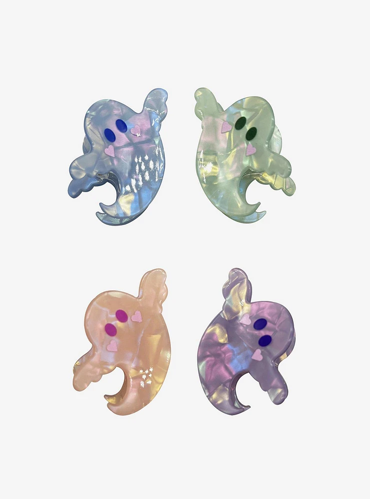 Sweet Society Kawaii Ghosts Mini Claw Hair Clip Set