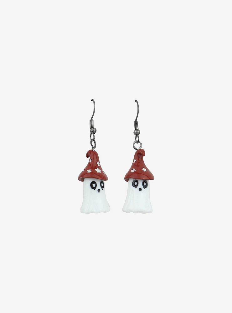 Thorn & Fable Mushroom Ghosts Drop Earrings