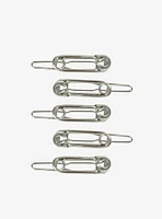 Social Collision Safety Pin Hair Clip Set