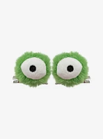 Thorn & Fable Frog Eyes Plush Hair Clip Set