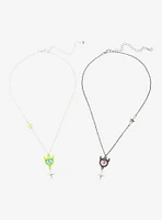 Social Collision Monster Eye Star Best Friend Necklace Set