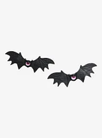 Social Collision Monster Eye Bat Hair Clip Set