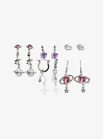 Sweet Society Heart Moon Planet Earring Set